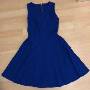 Electric blue stretchy dress